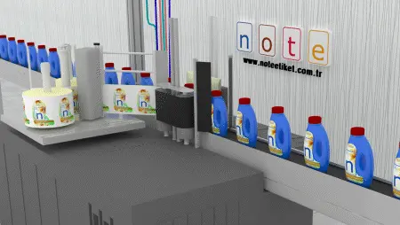 Promotie-animatie voor etiketten drukmachines