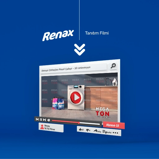 Renax 3D Model en Animatie Reclamefilm