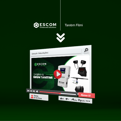 Escom 3D Model Sensortechnologieën Reclamefilm