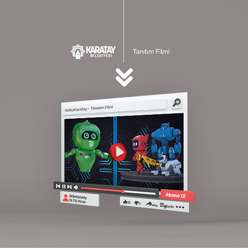 RoboKaratay - 3D model en animatie reclamefilm