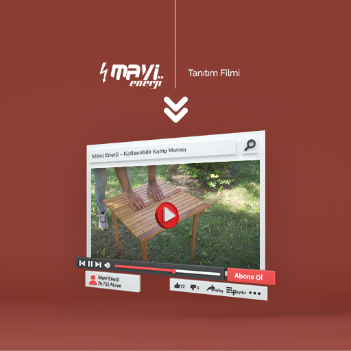 Mavi Enerji - Opvouwbare camping tabel product introductie